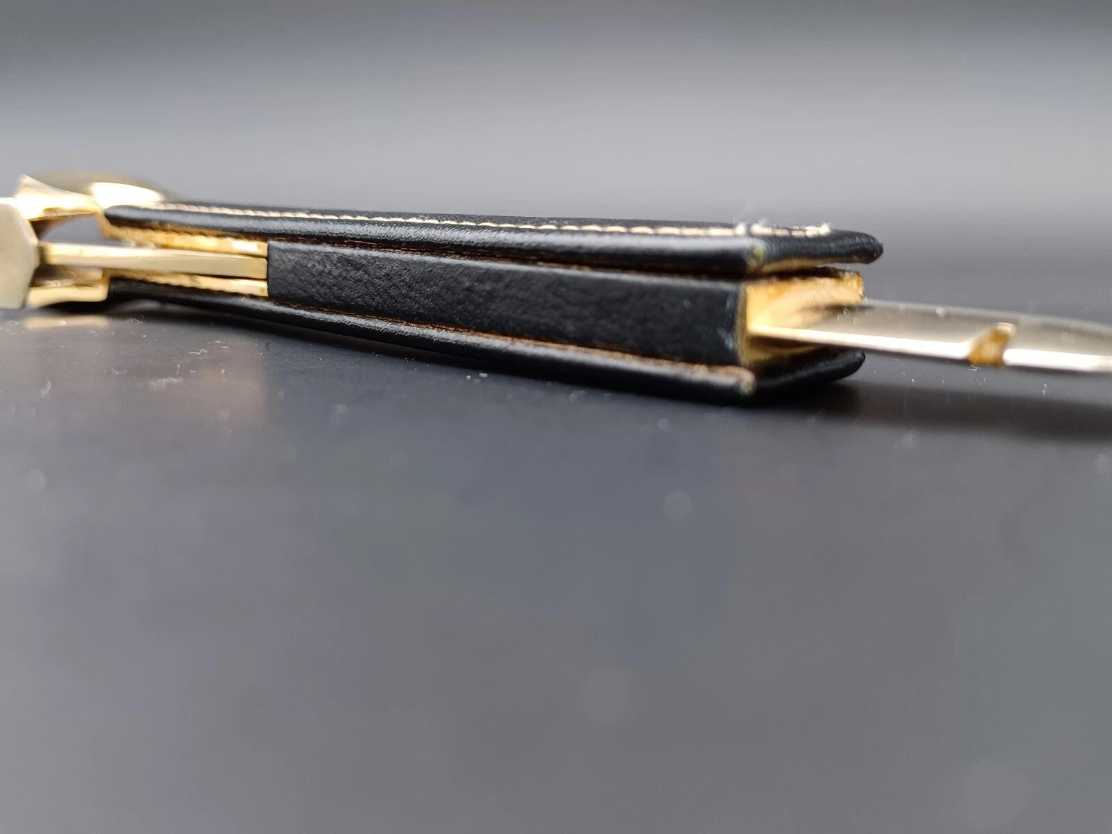 Solingen Cigar Cutter - Black Leather - Made In Germany - AG14-0946