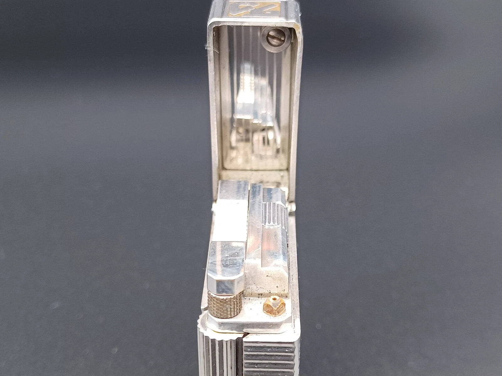 S.T. Dupont Line 1 BR Gas Lighter - L1 BR - Silver plated - Serviced - AG04-1583