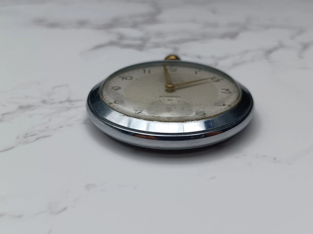 DUKE Taschenuhr - 15 Steine - Edelstahl - Funktionstüchtig - AE05-1673