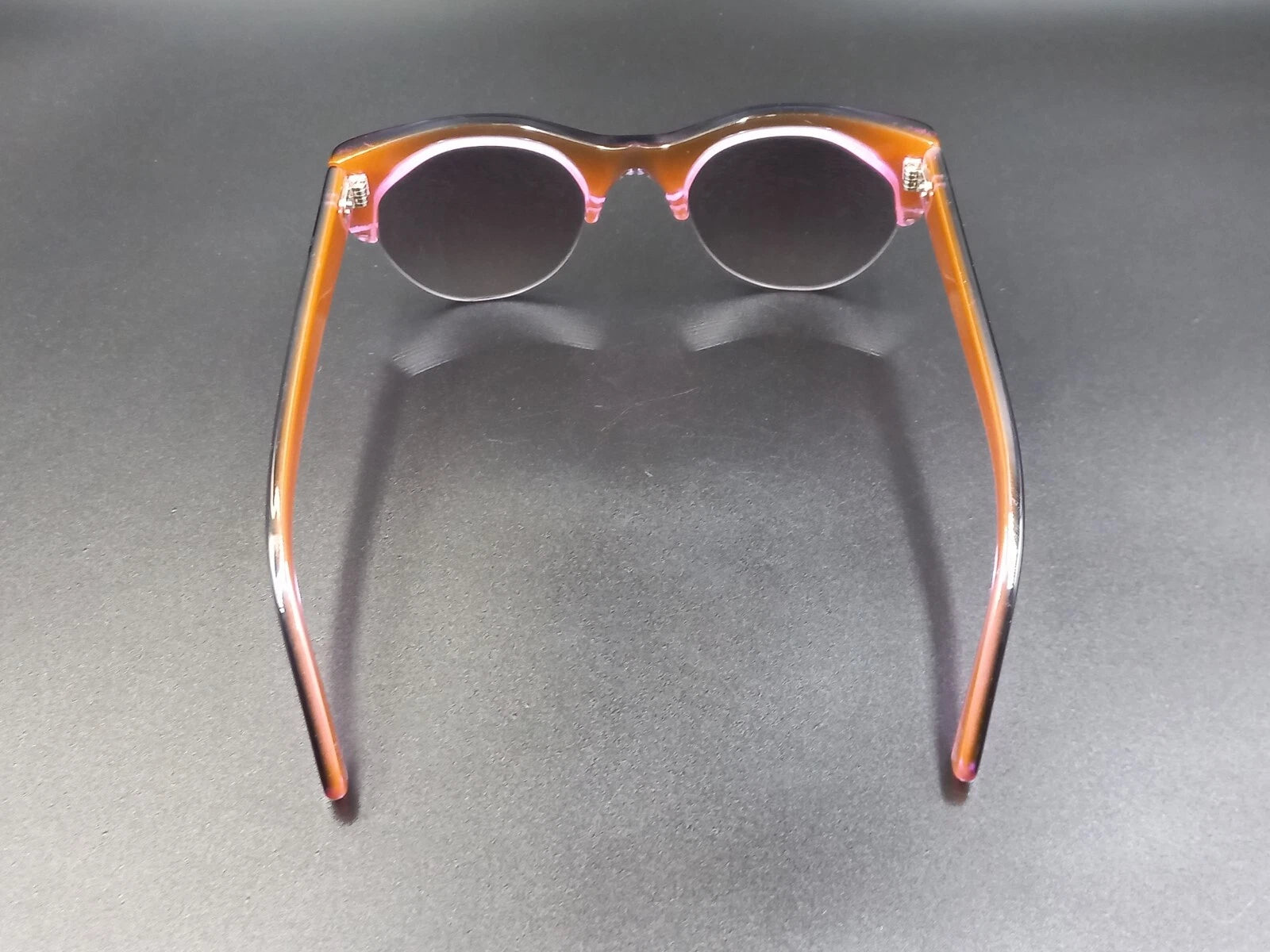 Nice KIRK & KIRK " Jenny " Pink Purple Sunglasses - With Case - New Old Stock ED