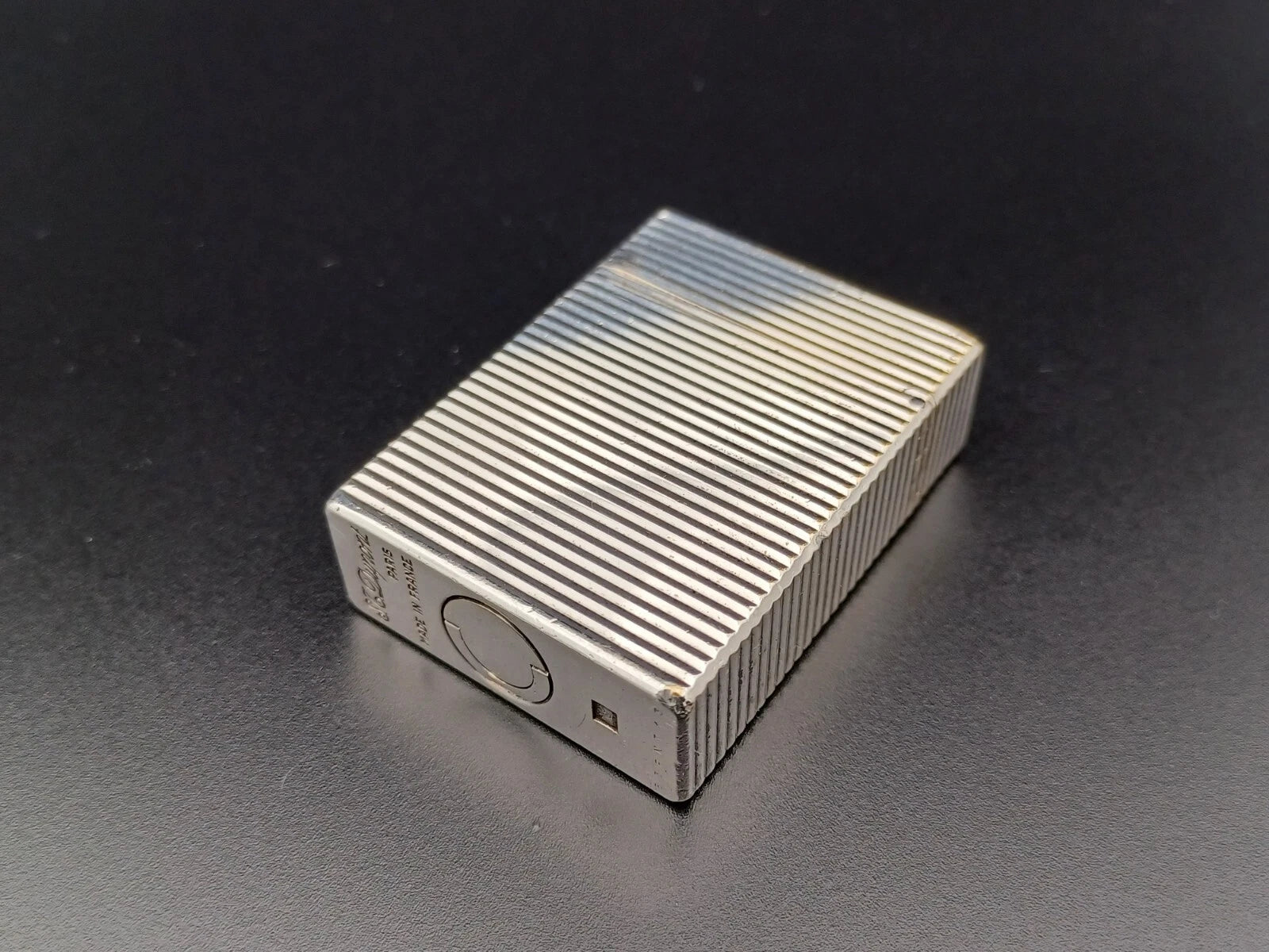 S.T. Dupont Line 1 BR Gas Lighter - L1 BR - Silver plated - Serviced - AG04-1583