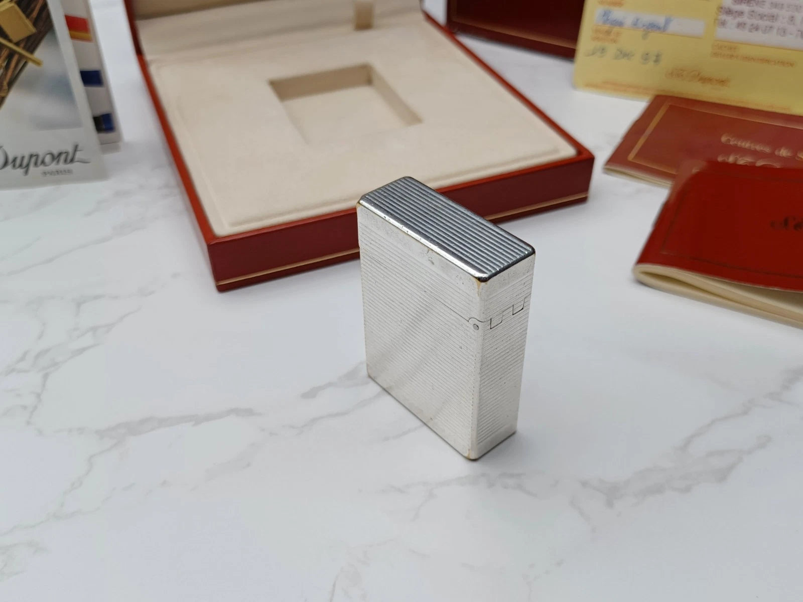 FULL SET S.T. DUPONT L1 BR - Line 1 BR -Silver plated - 1816AD14