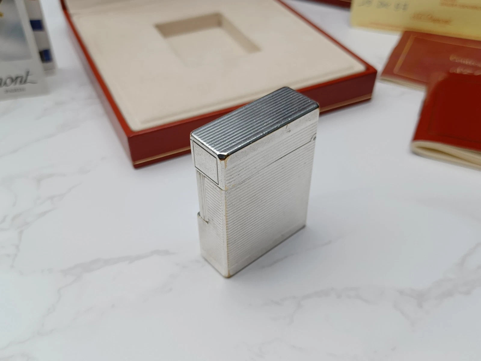 FULL SET S.T. DUPONT L1 BR - Line 1 BR -Silver plated - 1816AD14