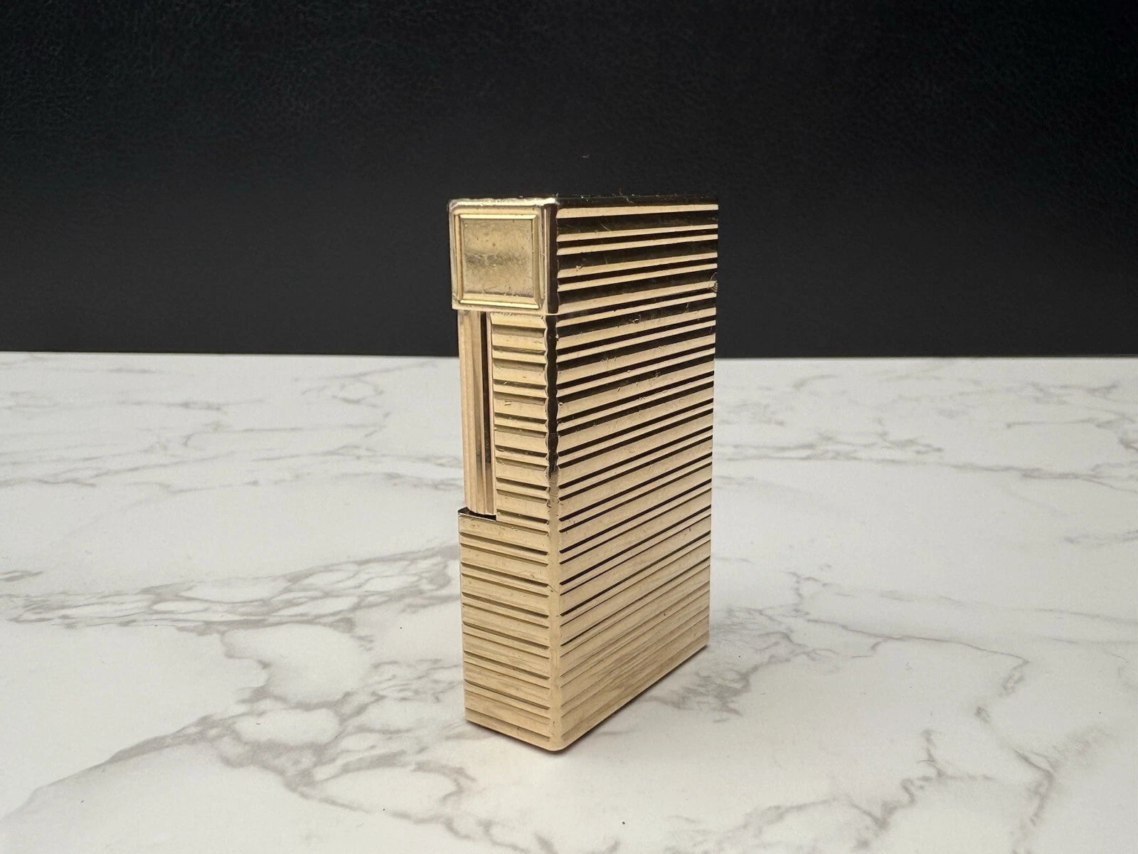 Nice S.T. DUPONT Line 1 BR - L1 BR - Large Model - Gold Plated - AS03-1770