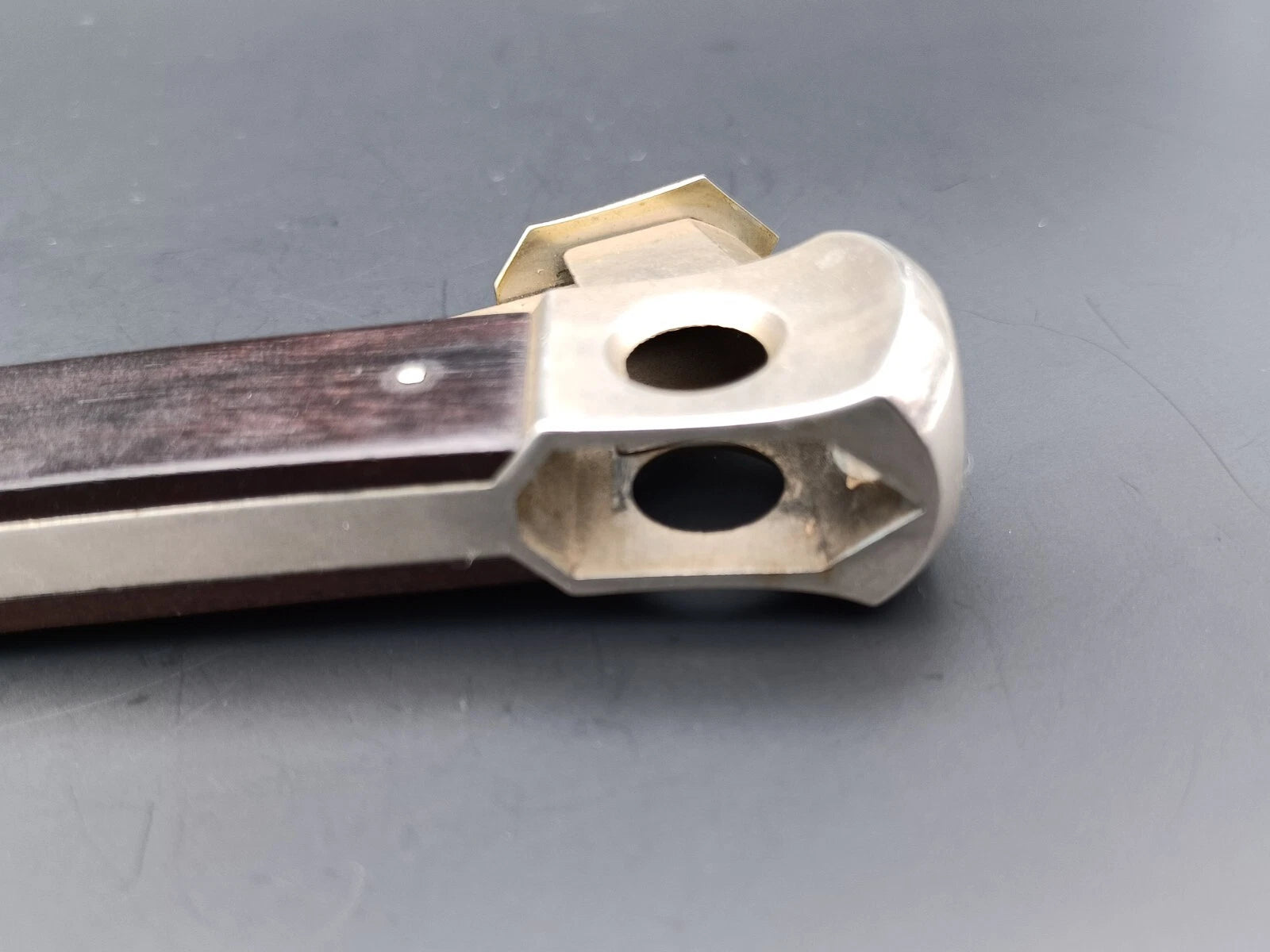 Vintage Solingen Cigar Cutter - Wood - Made In Germany - AS02-719