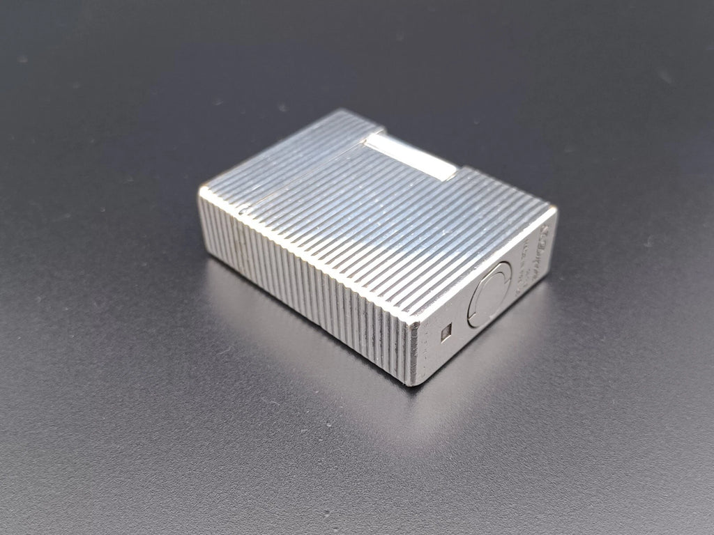 S.T. Dupont Line 1 BR Gas Lighter - L1 BR - Silver plated - Serviced - AG04-1583